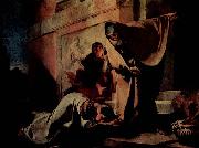 Giovanni Battista Tiepolo Die Verstobung der Hagar oil painting